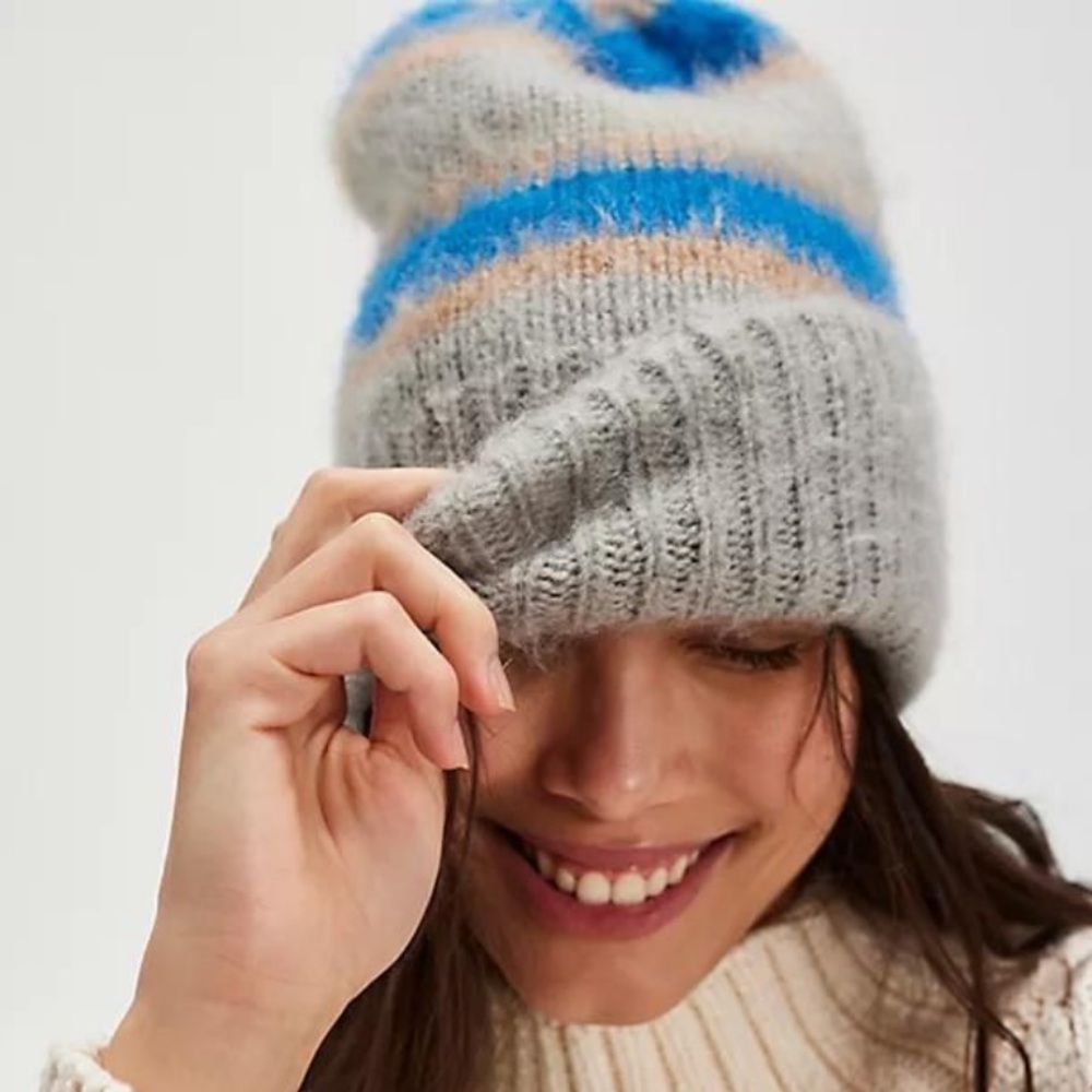 Free People The Groovy Stripe Beanie